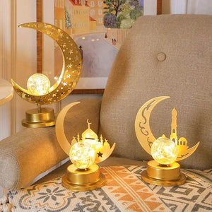 Gold  festival lamp Eid  LED light - Nanag store