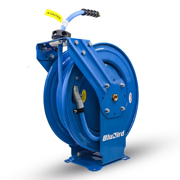 Pressure Washer Hose Reel BluShield 3/8 X 50ft 4100PSI Retractable With  Hose