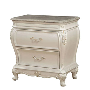 Chantelle Pearl White Nightstand Model 23543 By ACME Furniture - Caviani-Furniture 