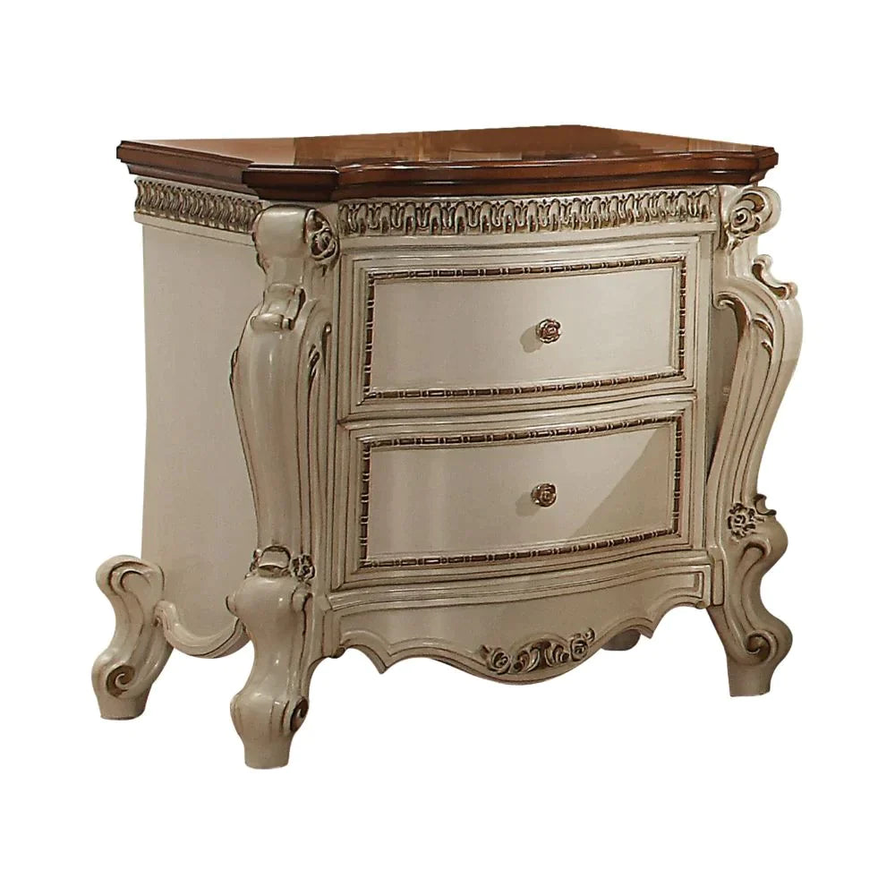 Picardy Antique Pearl & Cherry Oak Nightstand Model 26903 By ACME Furniture