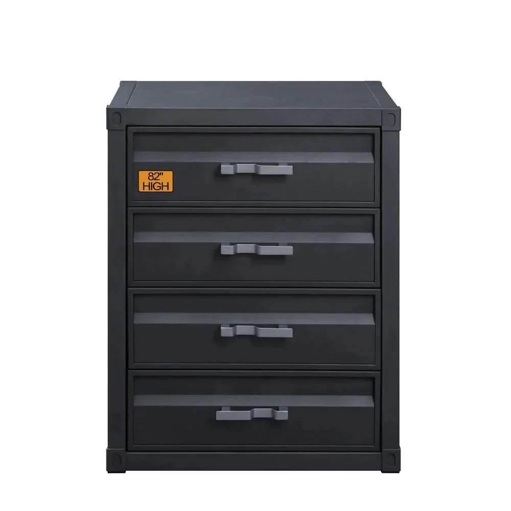Cargo Gunmetal Finish Chest Model 37956 By ACME Furniture