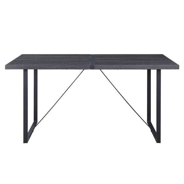 Nakula Gray Oak & Black Finish Dining Table Model DN00447 By ACME Furniture