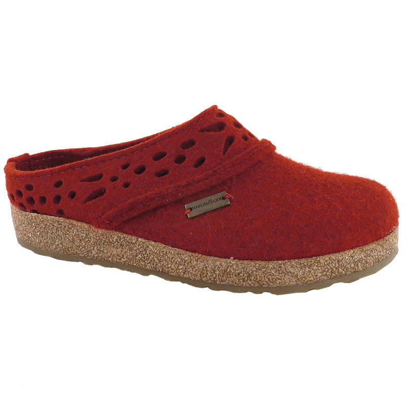 haflinger lacey clogs