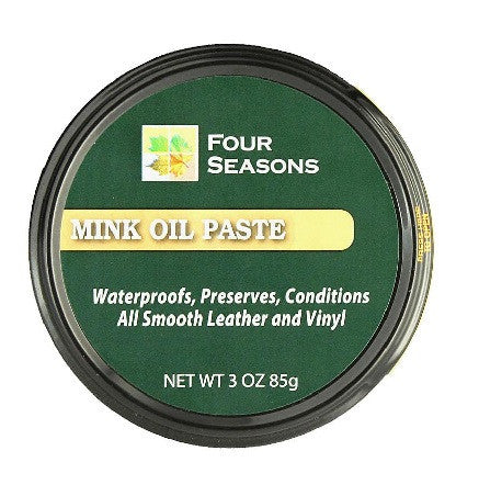 Four Seasons Mink Oil Paste - Kemel Imports  - Mink Oil For Shoes