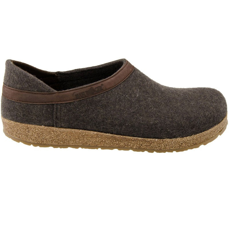 haflinger grizzly clog closed back