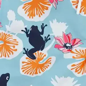Frog Lotus Pattern