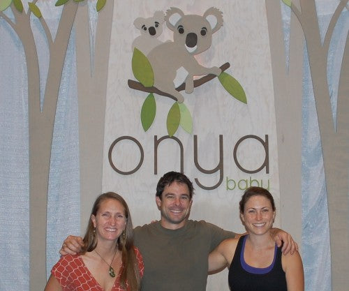 The core of the Onya Baby team at our official launch. September 2011, in Louisville, Kentucky at the ABC Kids Expo