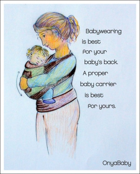 buy the best wrap, sling, soft-structured baby carrier for your baby's back
