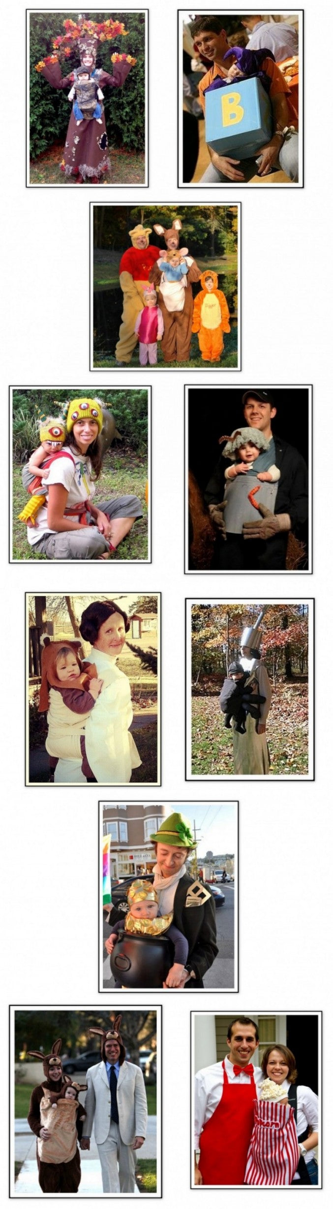 Incorporate your baby carrier as a part of your awesome DIY Halloween babywearing costume.