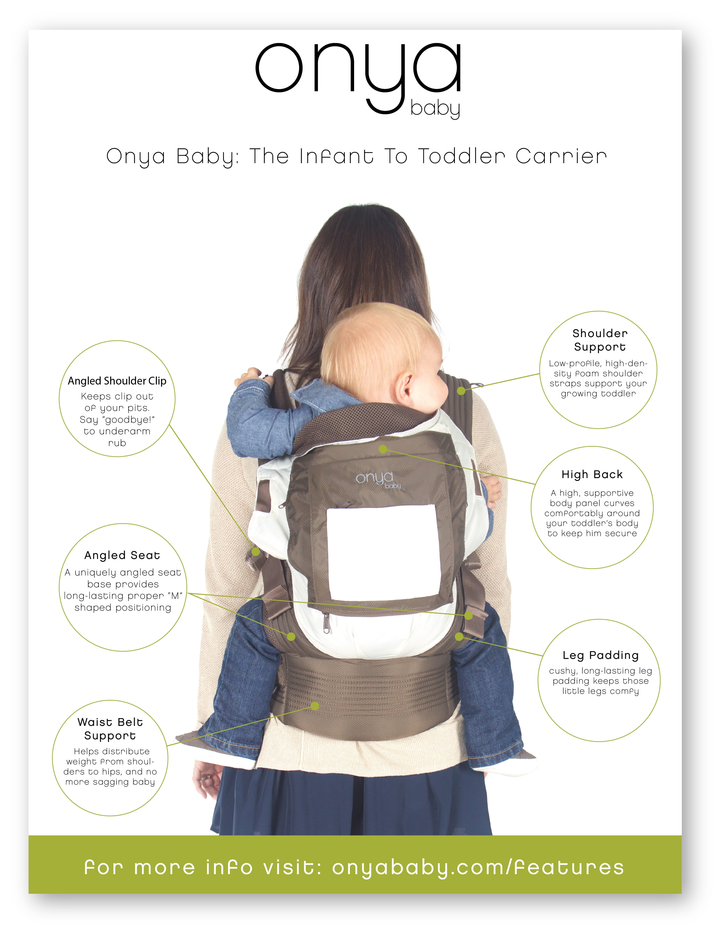 A New Onya Baby Toddler Carrier 