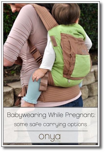 Continue babywearing while pregnant