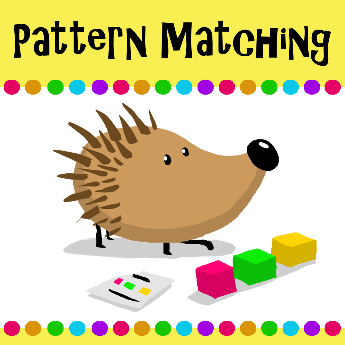 PDF DOWNLOAD - Pop Bead Early Pattern Busy Bag - Match patterns