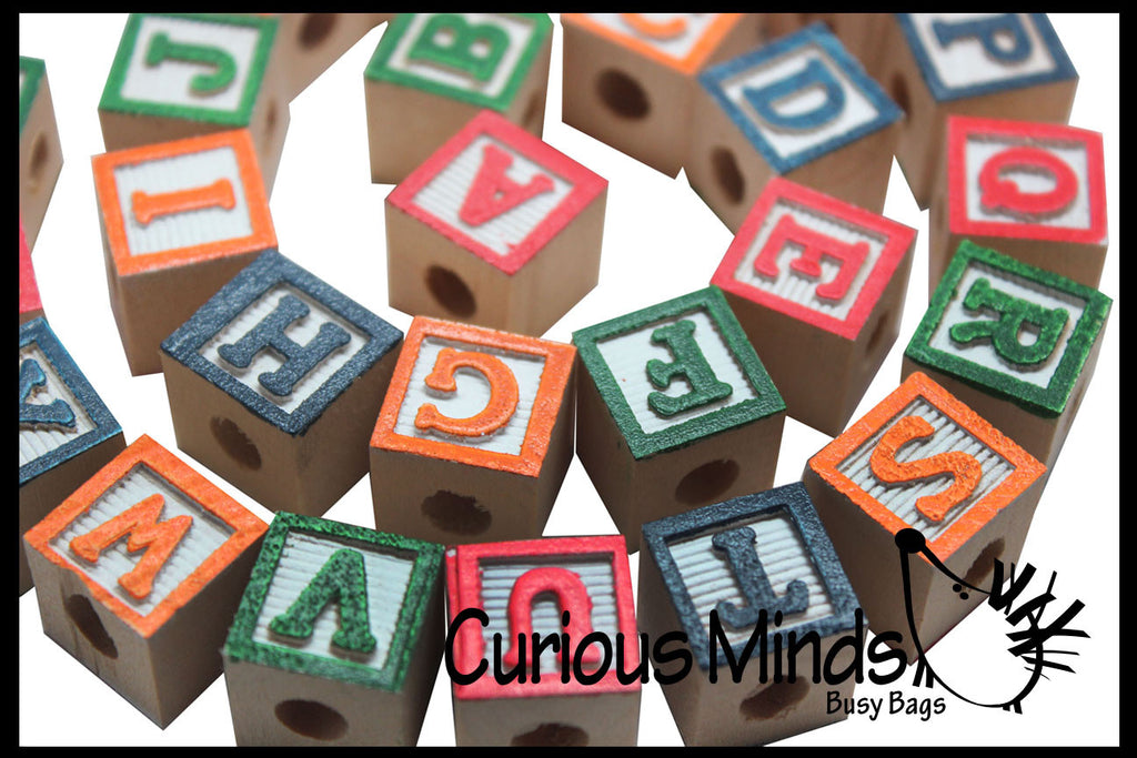 miniature alphabet blocks