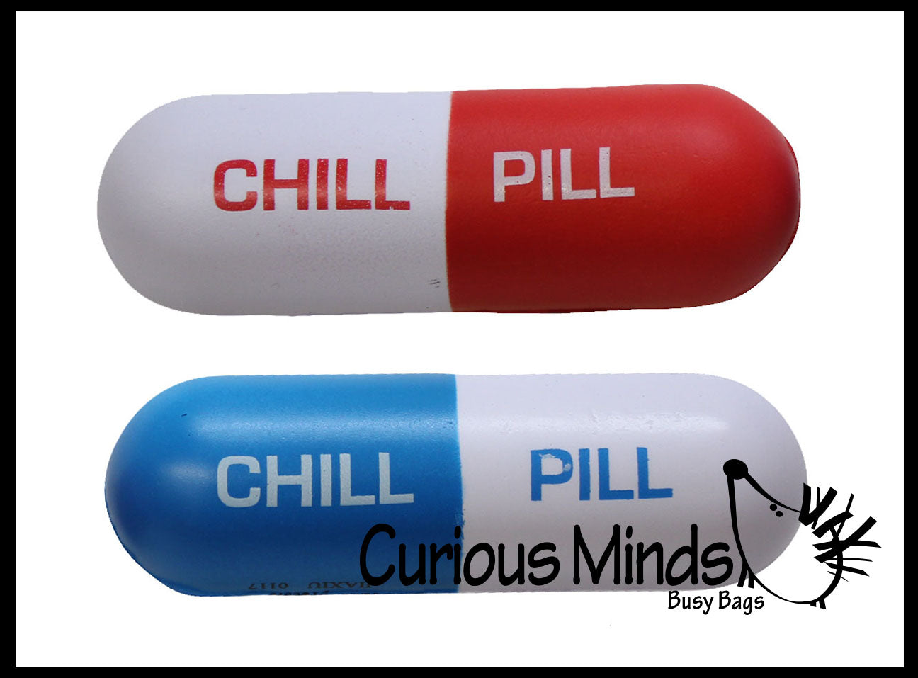 chill pill stress ball