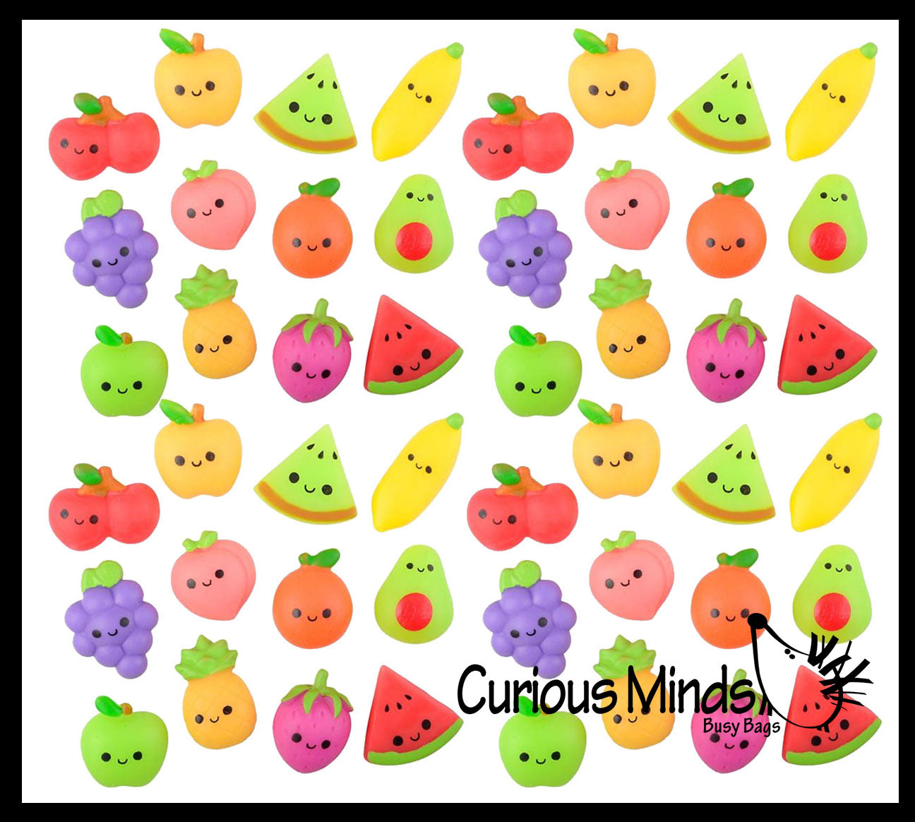 Fruit Mochi Squishy Adorable Cute Kawaii Cute Individually Wrapped Curious Minds Busy Bags
