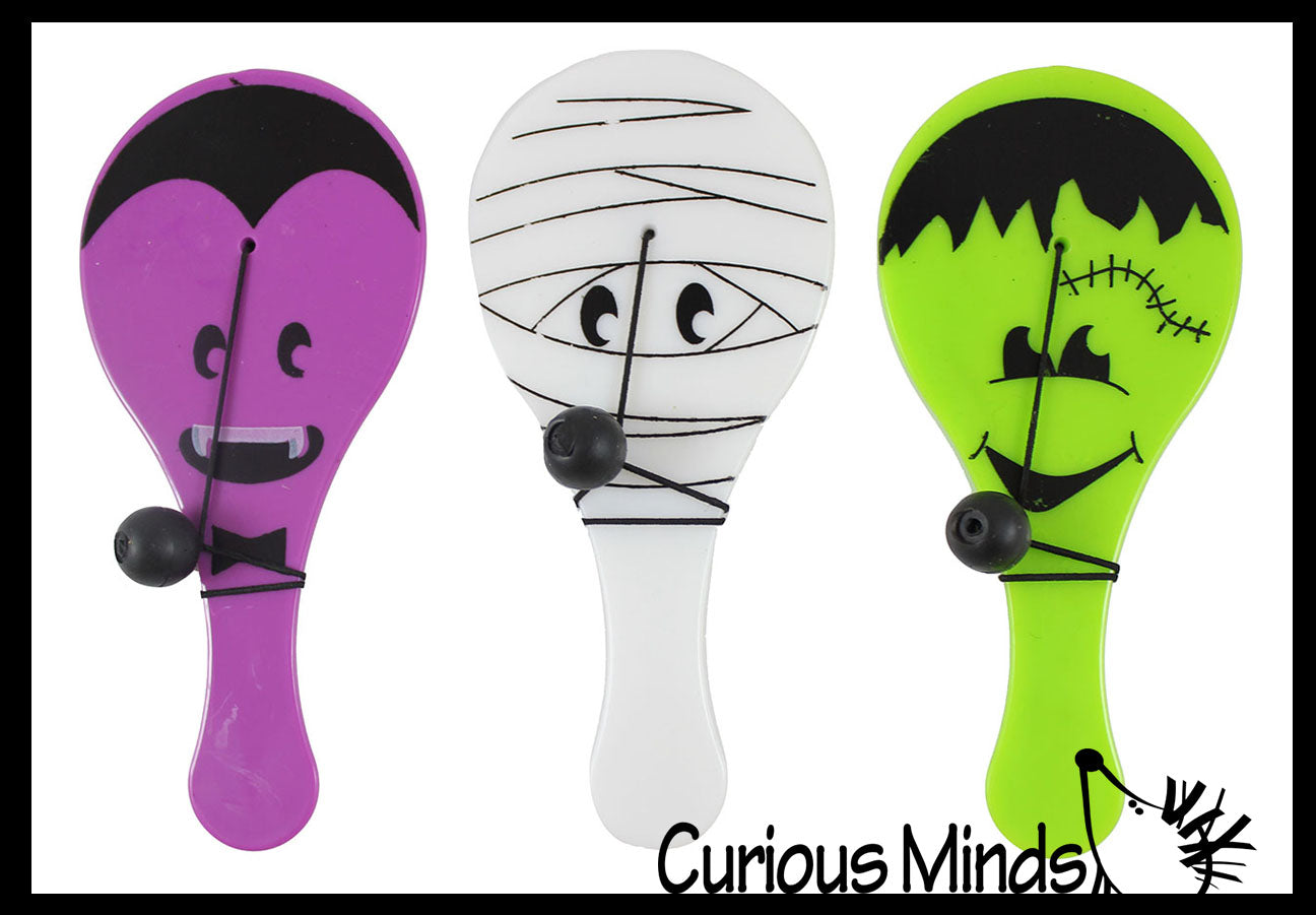 Cute Halloween Paddle Ball Games - Novelty Toys - Party Favor - Trick ...