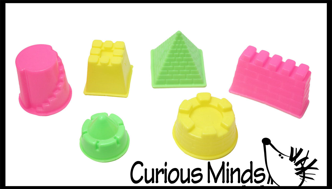 mini sand castle molds