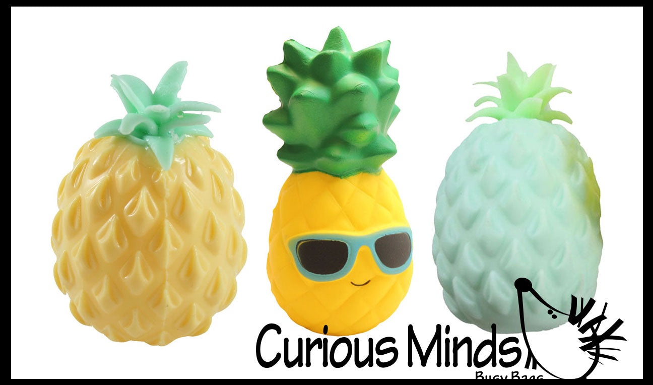 pineapple stress ball