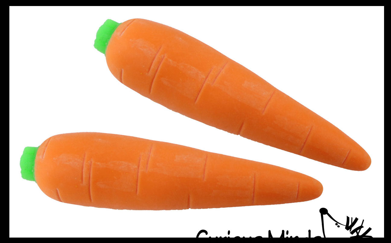 stretchy carrot fidget toy