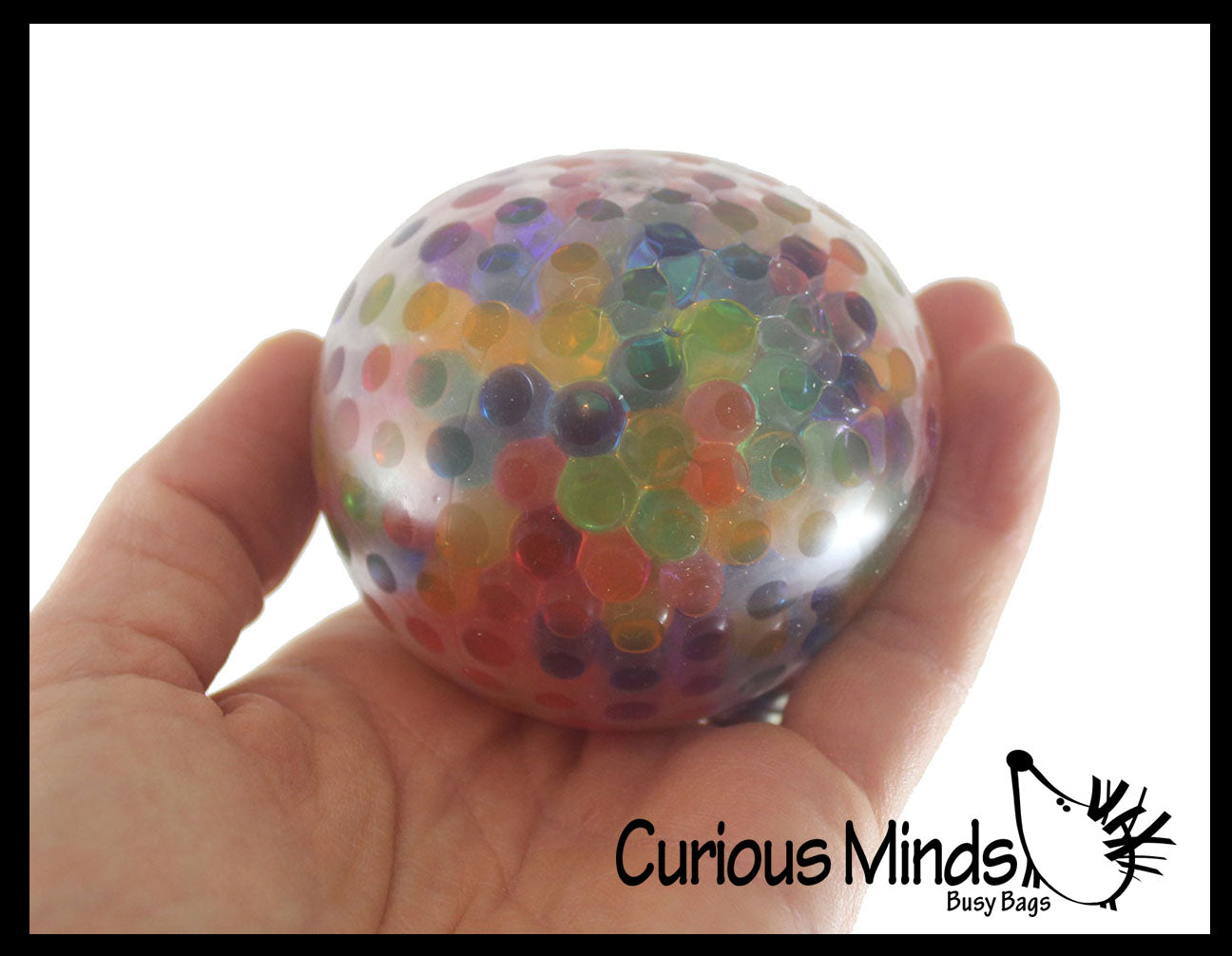 Nee-Doh Squeezy Peezy Rainbow Water Bead Stress Ball - Squishy Gooey S | Curious Minds Busy Bags