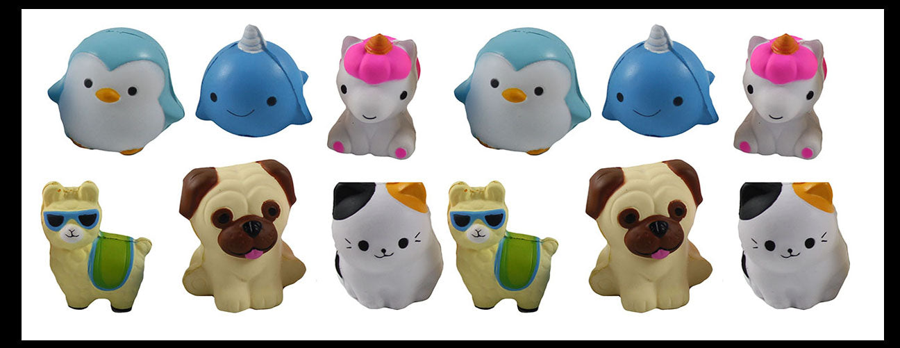 squishy animal pencil toppers