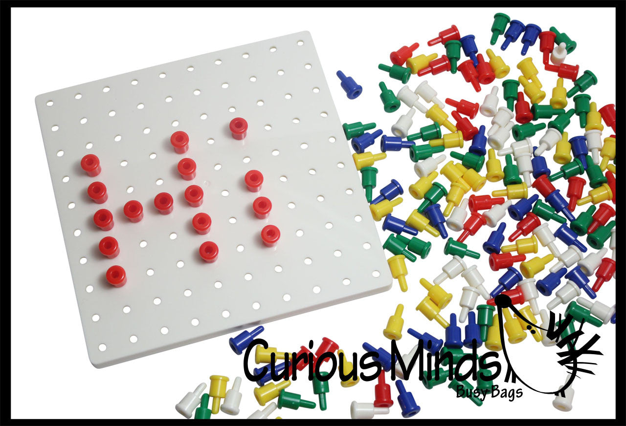 pegboard children's toy