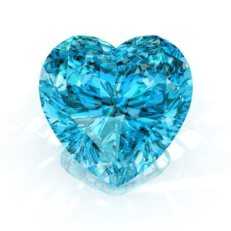 blue zircon gemstone