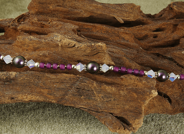 purple anklet