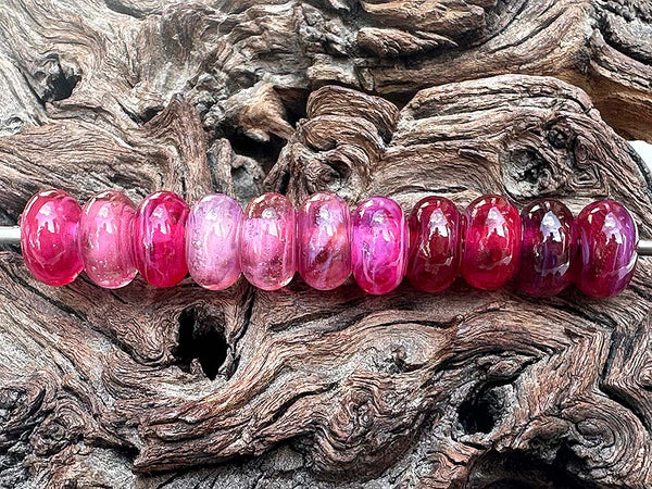 Pinks and Magenta Lampwork Beads