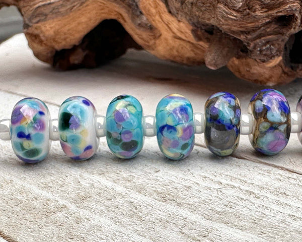 wanderlust frit lampwork beads