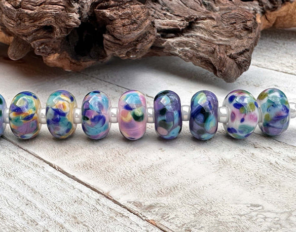 wanderlust frit lampwork beads