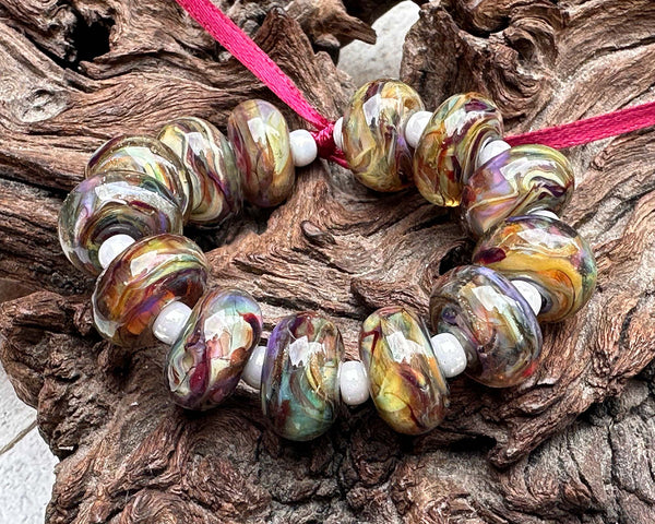 pandora's box frit lampwork beads