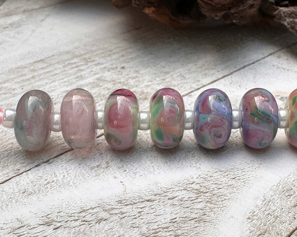 confette frit lampwork beads