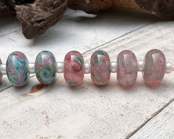 confette frit lampwork beads