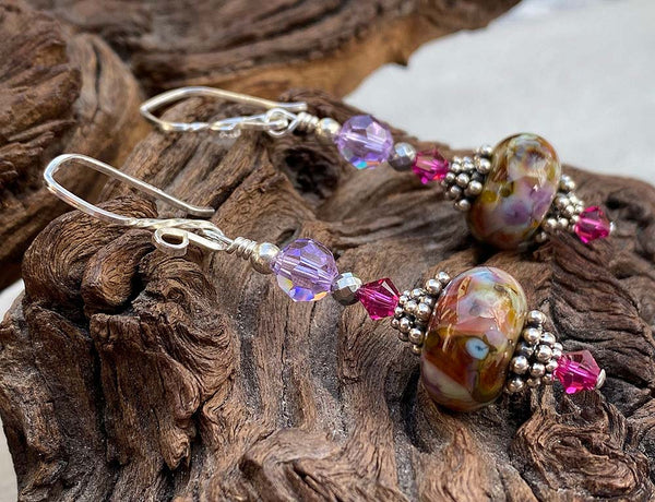 lampwork earrings