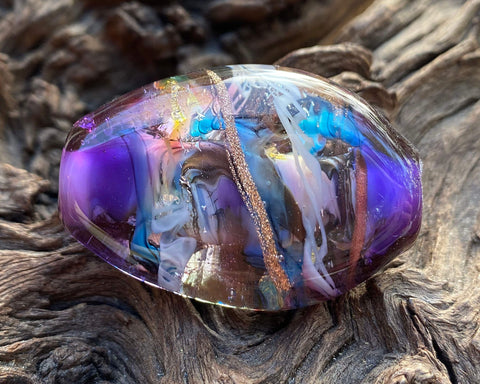 purple focal bead