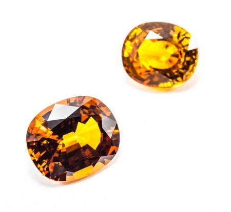 yellow topaz gemstones