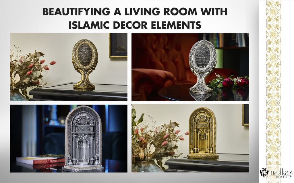 beautifying living room islamic decor elements