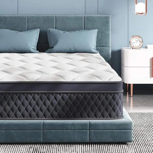 12-Inch King Hybrid Mattress 🛏️ Pressure-relieving memory foam and pocket springs! - Shop All I Want