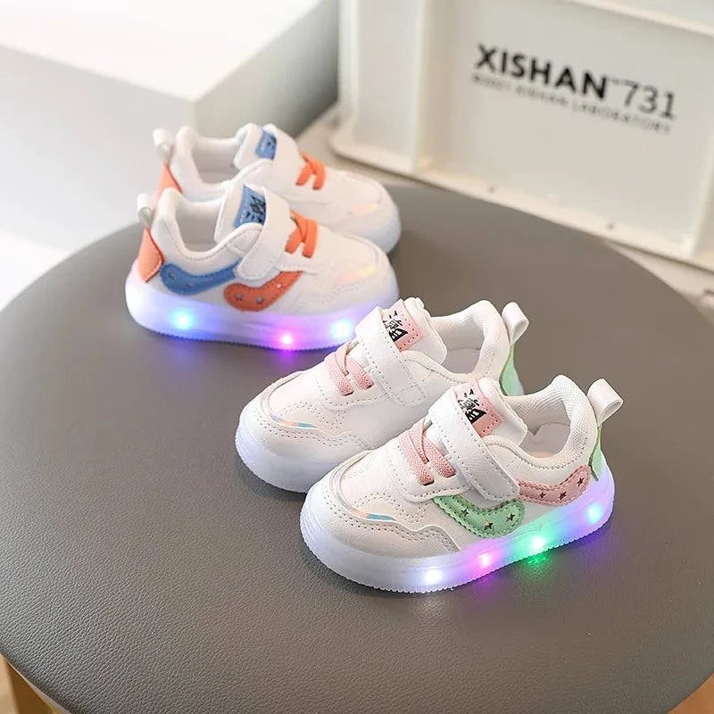 Bright & Breezy: Lighted Sneakers for Active Kids! 🌈