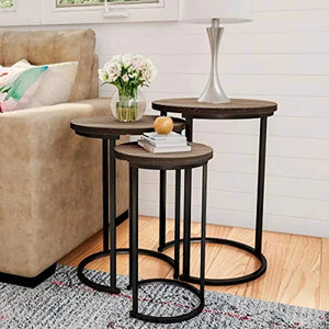 3-Piece Nesting Round End Tables - Shop All I Want