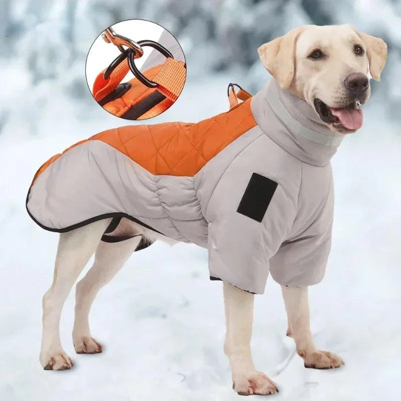 Winter Waterproof Large Dog Vest 🐕❄️ #PetCoat