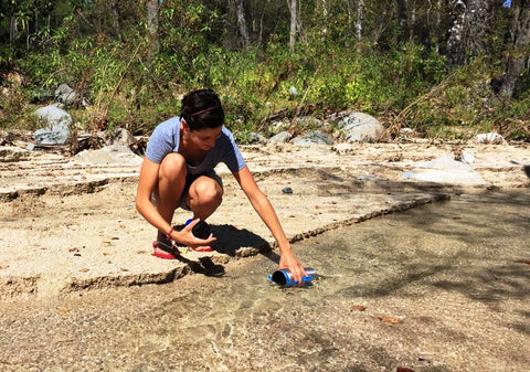 camping-hiking-water-filter-purifier-river-creek