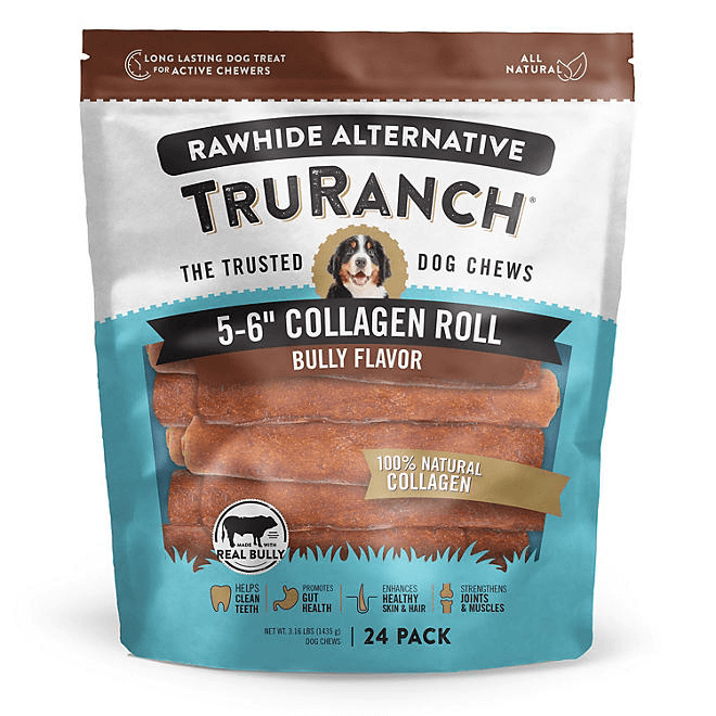TruRanch Collagen 6" Bully Rolls | 24 ct.