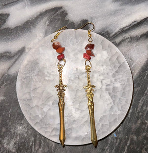 Sword Charm Earrings - Lil Bit of Chaos