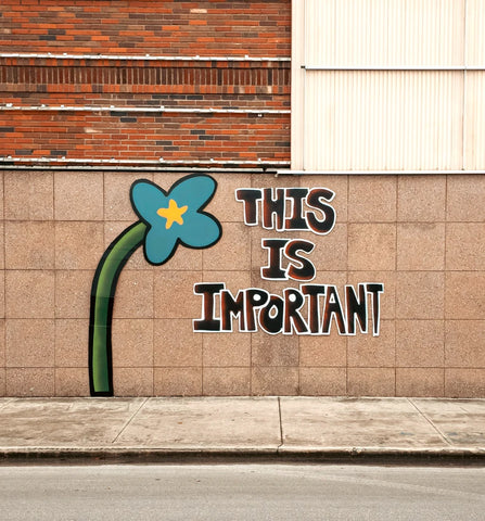 "This is Important" Wall Art