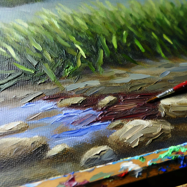 Work on the Foreground to paint scenery