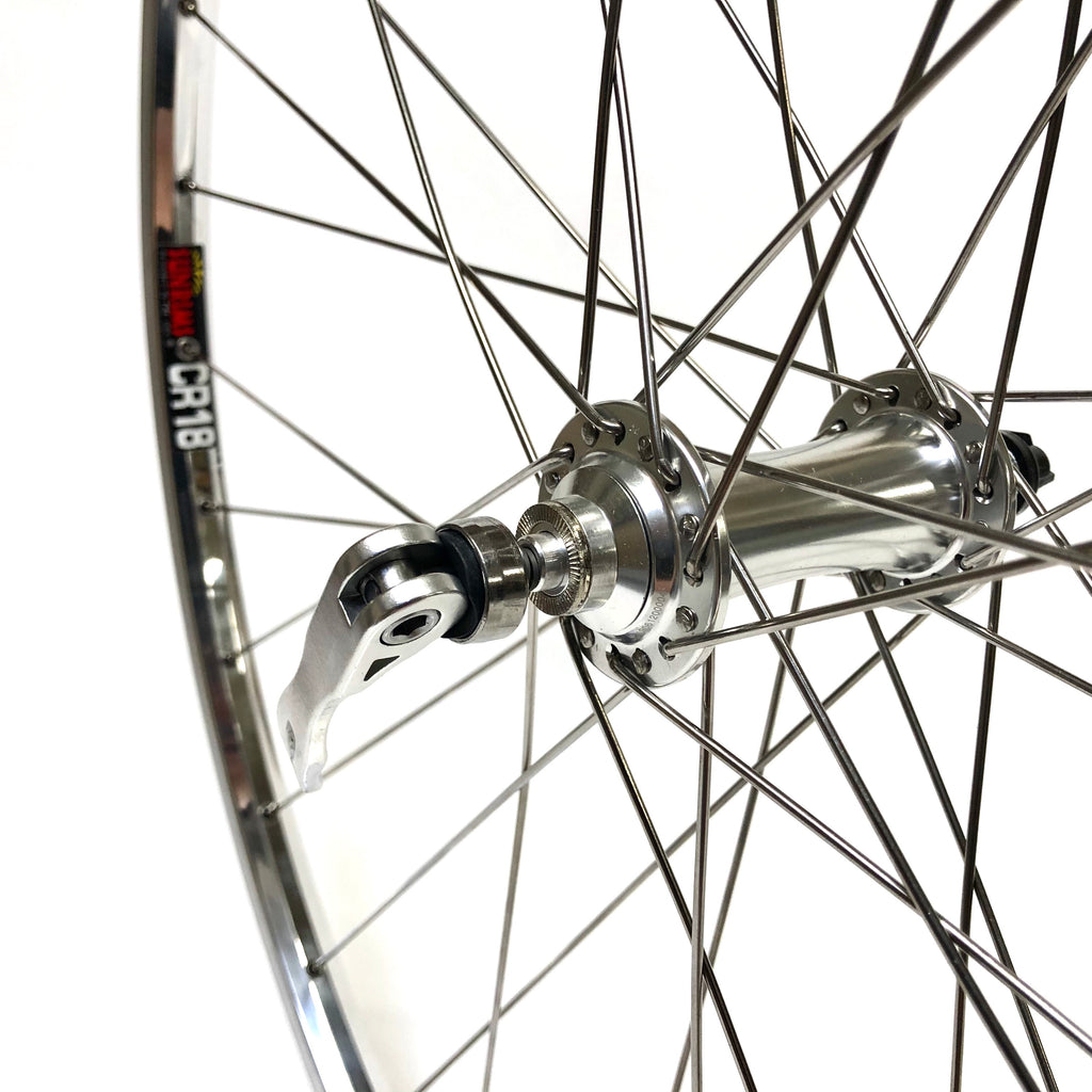 silver 700c wheelset