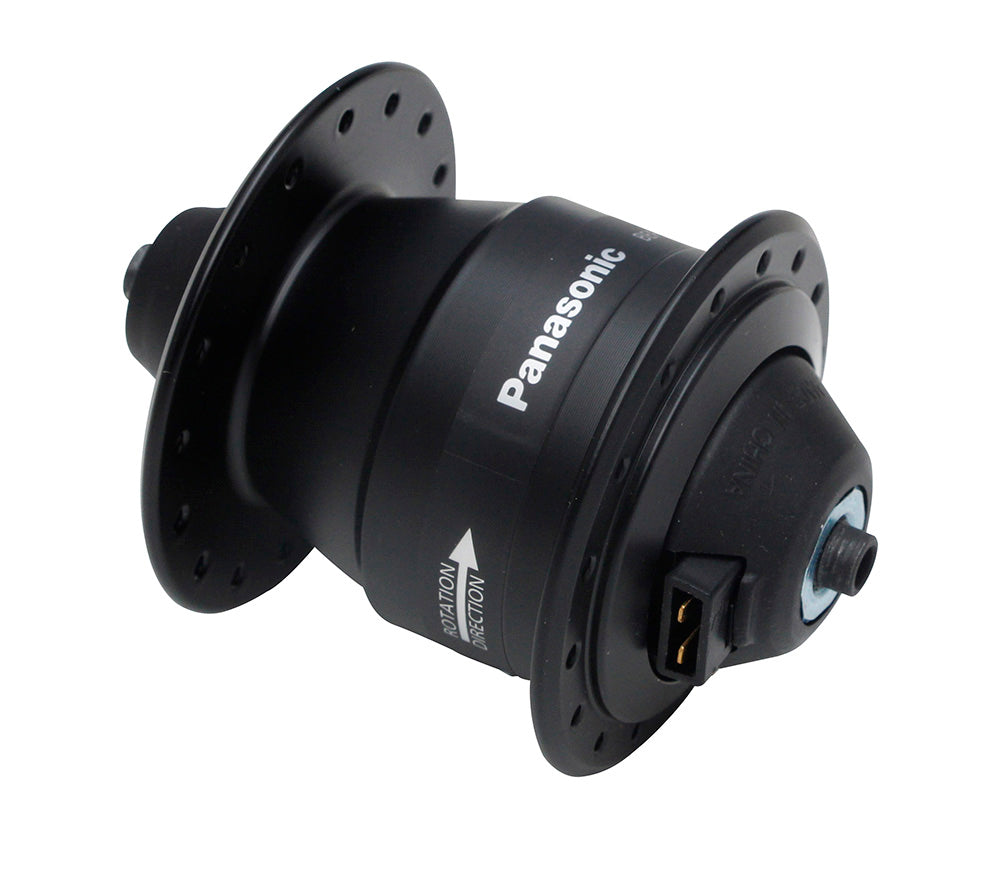 Panasonic Dynamo Hub Rim Brake Black 