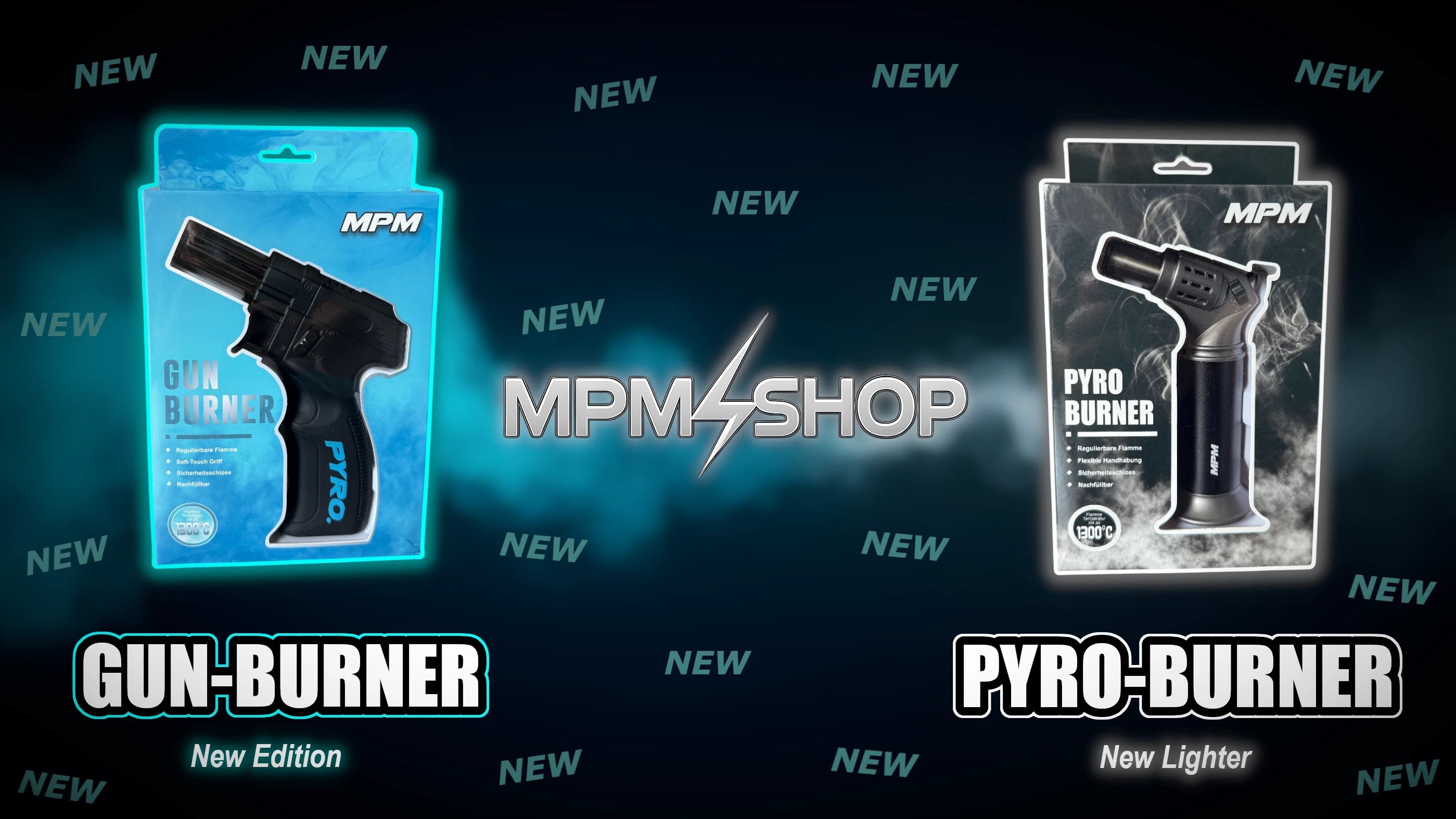 Werbe Banner Drop Pyro Burner